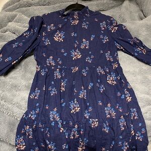 Free People Blue Floral Dress